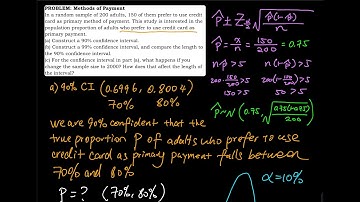 8.3 Part 3:4: One Example With Concepts, Practices, and TI84 of One-Sample Proportion Confidence Int
