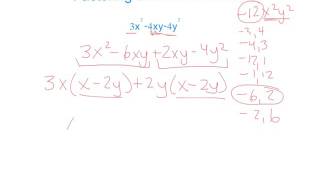 Factoring Difficult Trinomials
