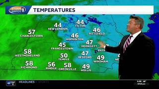 Information Video: Clouds to sun today; highs in the 70s News
