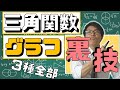 【高校数学】三角関数のグラフの裏技～これを覚えればグラフは余裕～【数学Ⅱ】