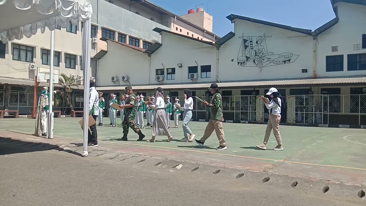 LKBB PASKIBRA MTsN 4 KBB di POLITEKNIK STTT BANDUNG