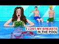 I Lost My Breasts In The Pool | My Story Animated About Complexes