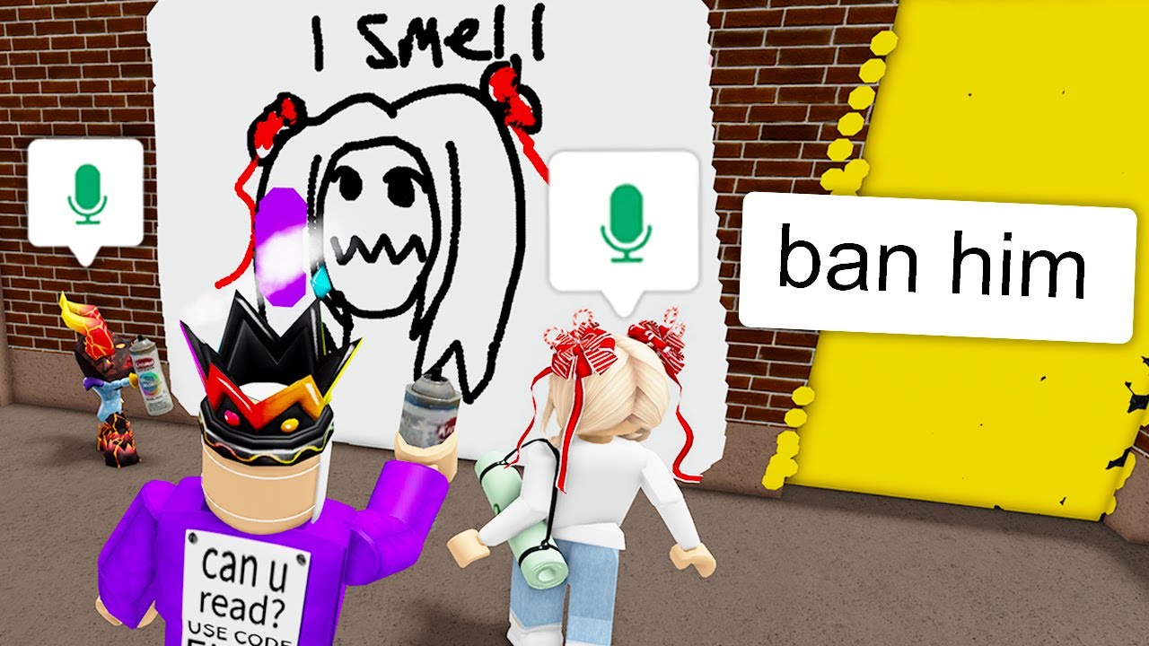 Roblox Spray Painting BUT People LOVE My ART YouTube