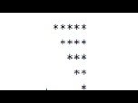 Write a program to generate following pattern. - YouTube