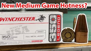 350 Legend (9x43mm), 145gr FMJ Winchester 97RH72