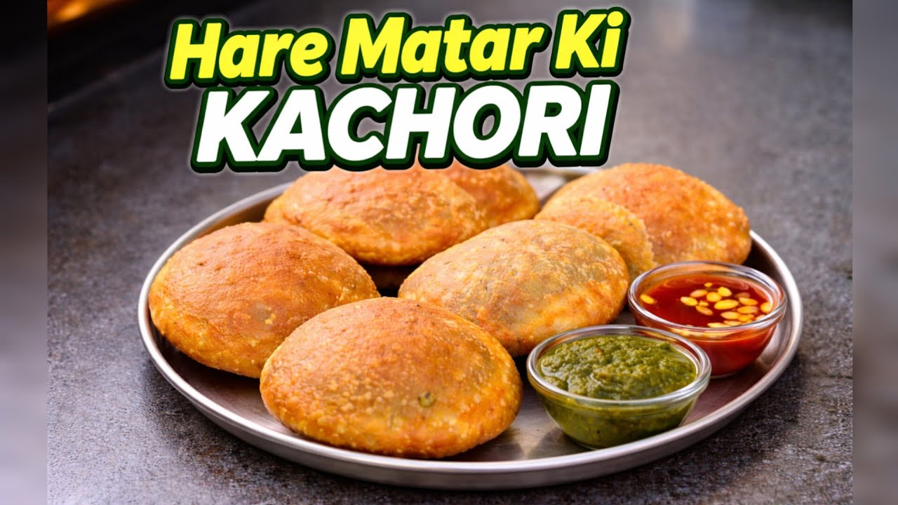 हरे मटर की कचोरी | Hare Matar Ki Kachori 
