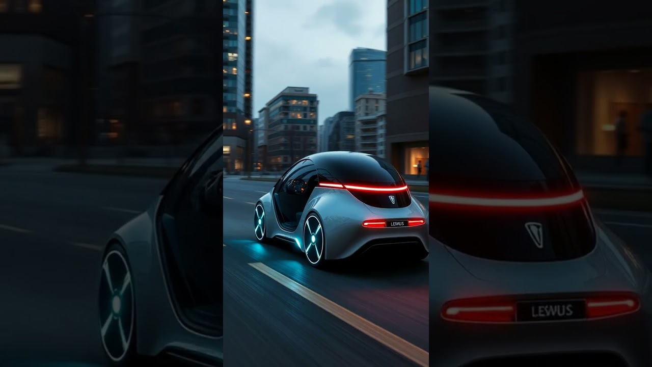 Sleek Sedan to Electric Night Sky Projection Car