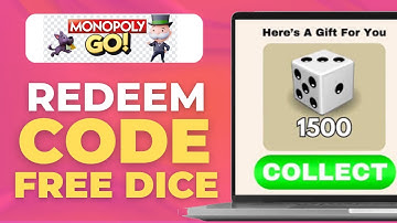 NEW Monopoly GO Reward Code for FREE DICE How to get FREE DICE in Monopoly GO! Redeem Codes 2025