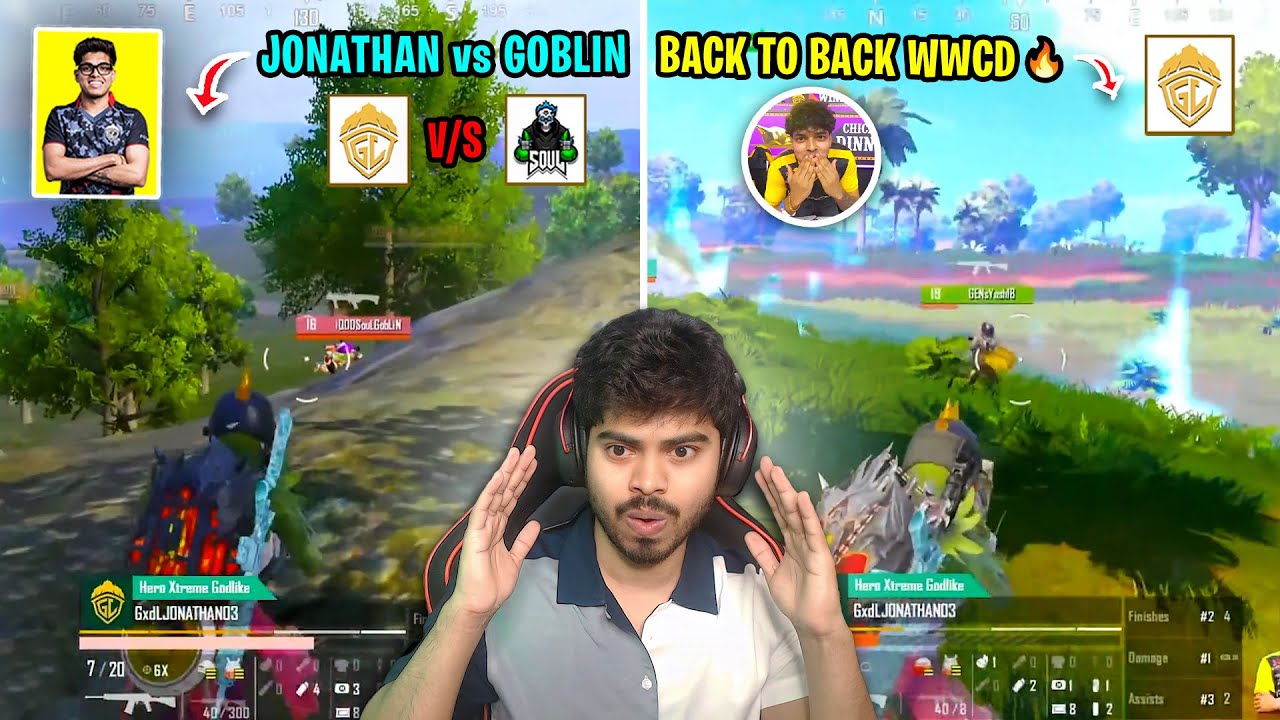 GODLIKE DOMINATION | JONATHAN vs GOBLIN | ADMINO ON FIRE 🔥 - YouTube