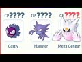 Shiny Gastly Evolution Pokémon GO