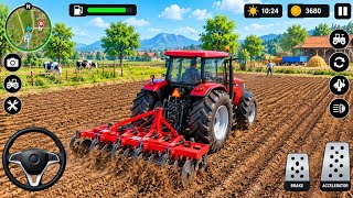 Tractor Farming in the Field 🚜 Ploughing & Agricultural Work Gameplay | Android 2026 screenshot 2