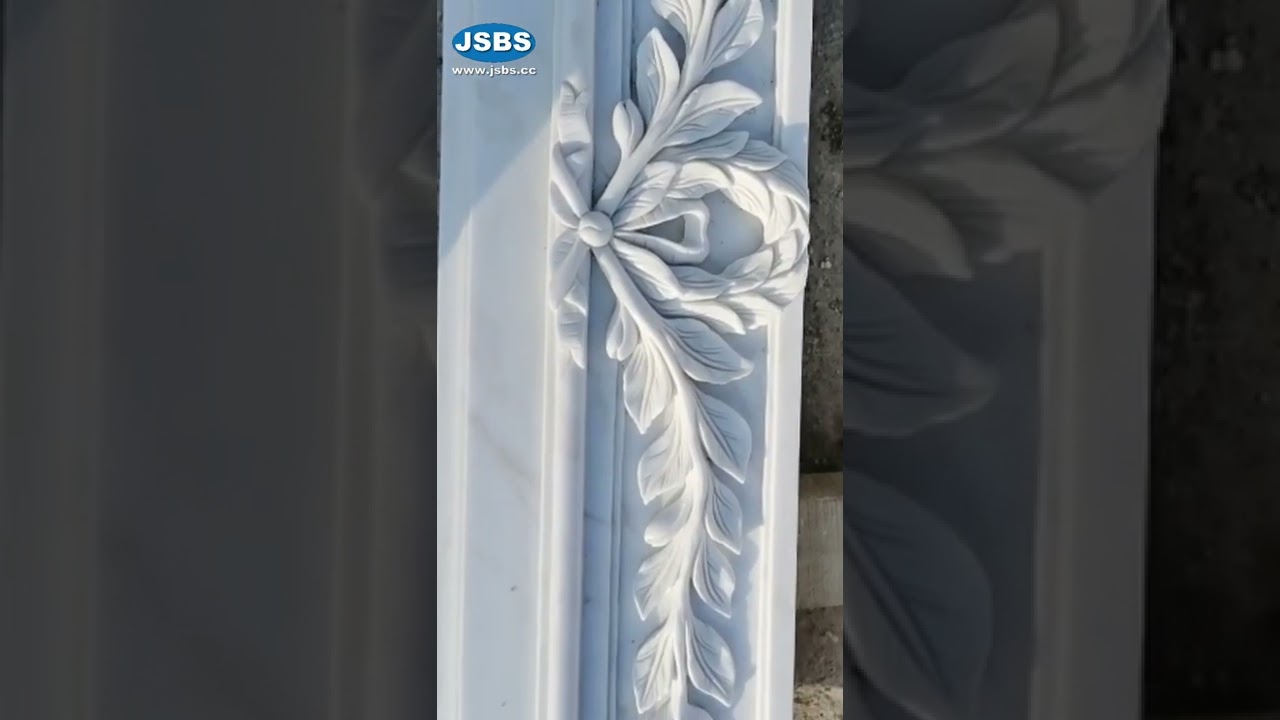 JSBS Super Delicate Natural Marble Stone Carving Garland