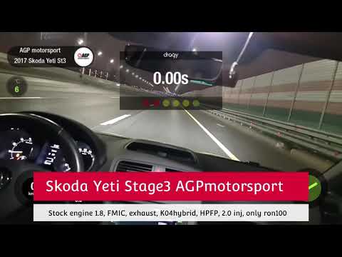 Чип-тюнинг Skoda Yeti 1.8TSI Stage3 / Самая быстрая в мире Yeti в топ листе Dragy