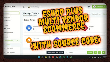 eShop Plus - Multi Vendor eCommerce App with Laravel Admin Panel #vendormanagement  #multivendor