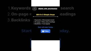 SEO in 3 Simple Steps (Beginner-Friendly Guide)