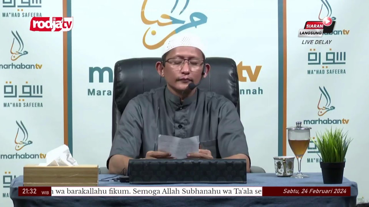 [LIVE DELAY] Ustadz Abu Yahya Badru Salam, Lc. - Nasehat Menyambut Bulan Ramadhan