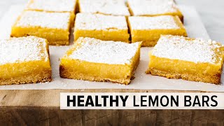 LEMON BARS | easy, healthy, glutenfree lemon bars
