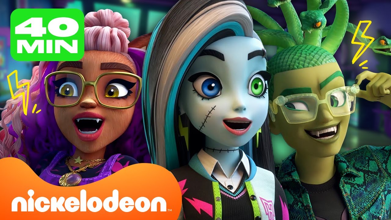 Monster High | 40 minut najlepszych scen z Monster High 🦇 | Nickelodeon Polska