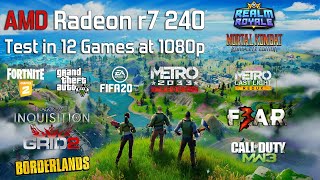 AMD Radeon r7 240 Test in 12 Games at 1080p - YouTube
