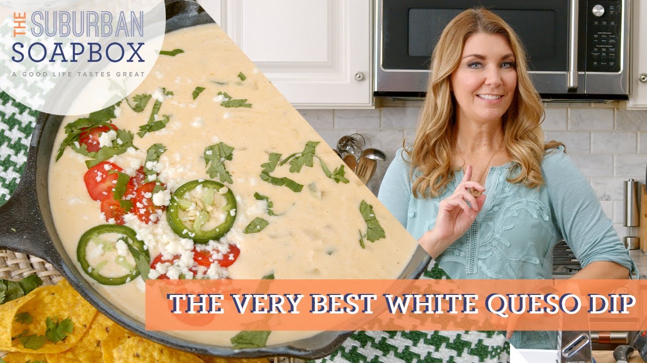 White Queso Dip (15 minute recipe!) - The Cozy Cook