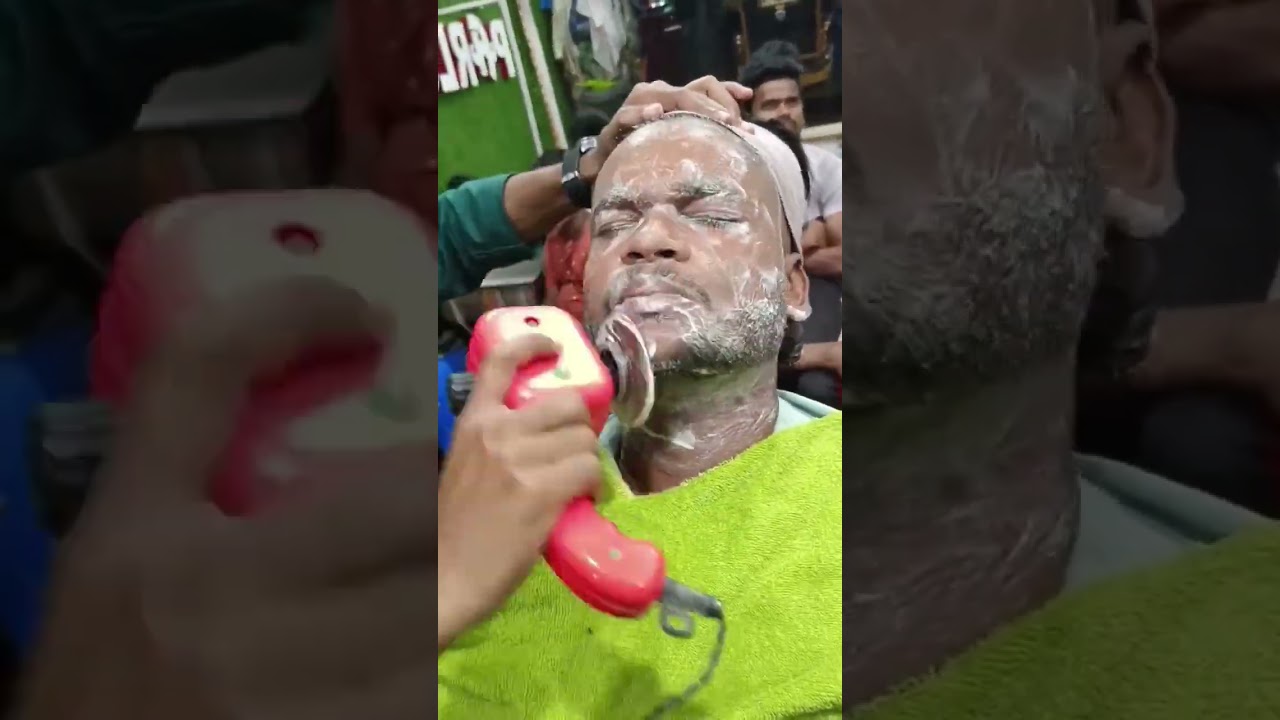 Facial gold scrub massage 💥 