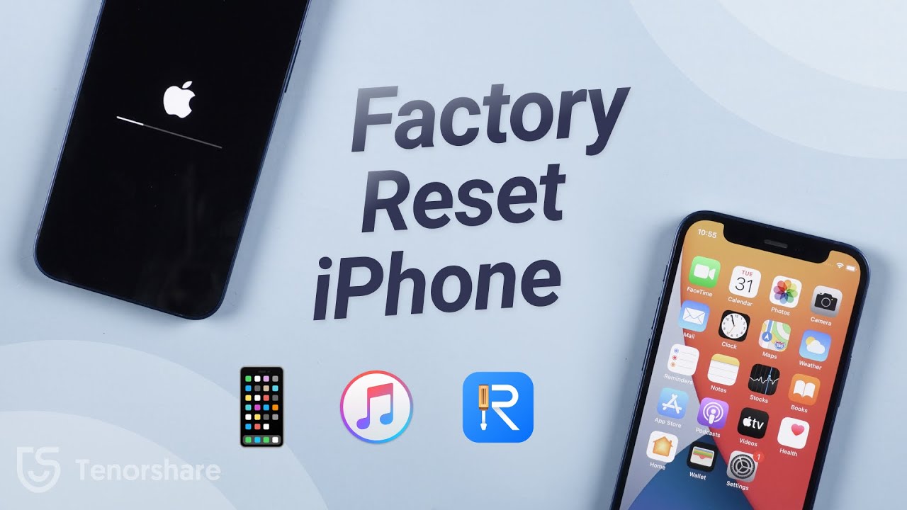 How to Reset iPhone to Factory Settings without Computer/iTunes