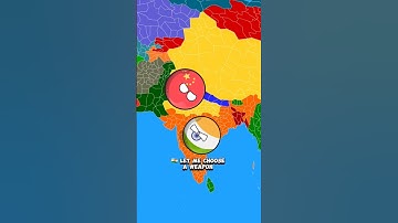 China 🇨🇳 tries to invade India 🇮🇳 😂|#countryballs #nutshell #shortsfeed #shorts