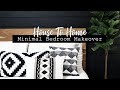EXTREME BEDROOM MAKEOVER! || Minimal Master Bedroom