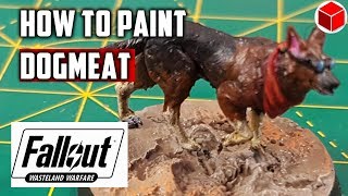 Painting Fallout Miniatures - Dogmeat