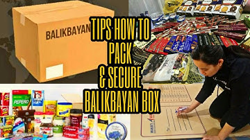 TIPS HOW TO PACK & SECURE BALIKBAYAN BOX|ItsJhen