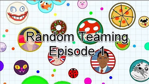 Agar.io Random Teaming Episode 1