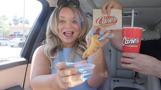 Trying Raising Cane's SAUCE for the FIRST TIME!!!