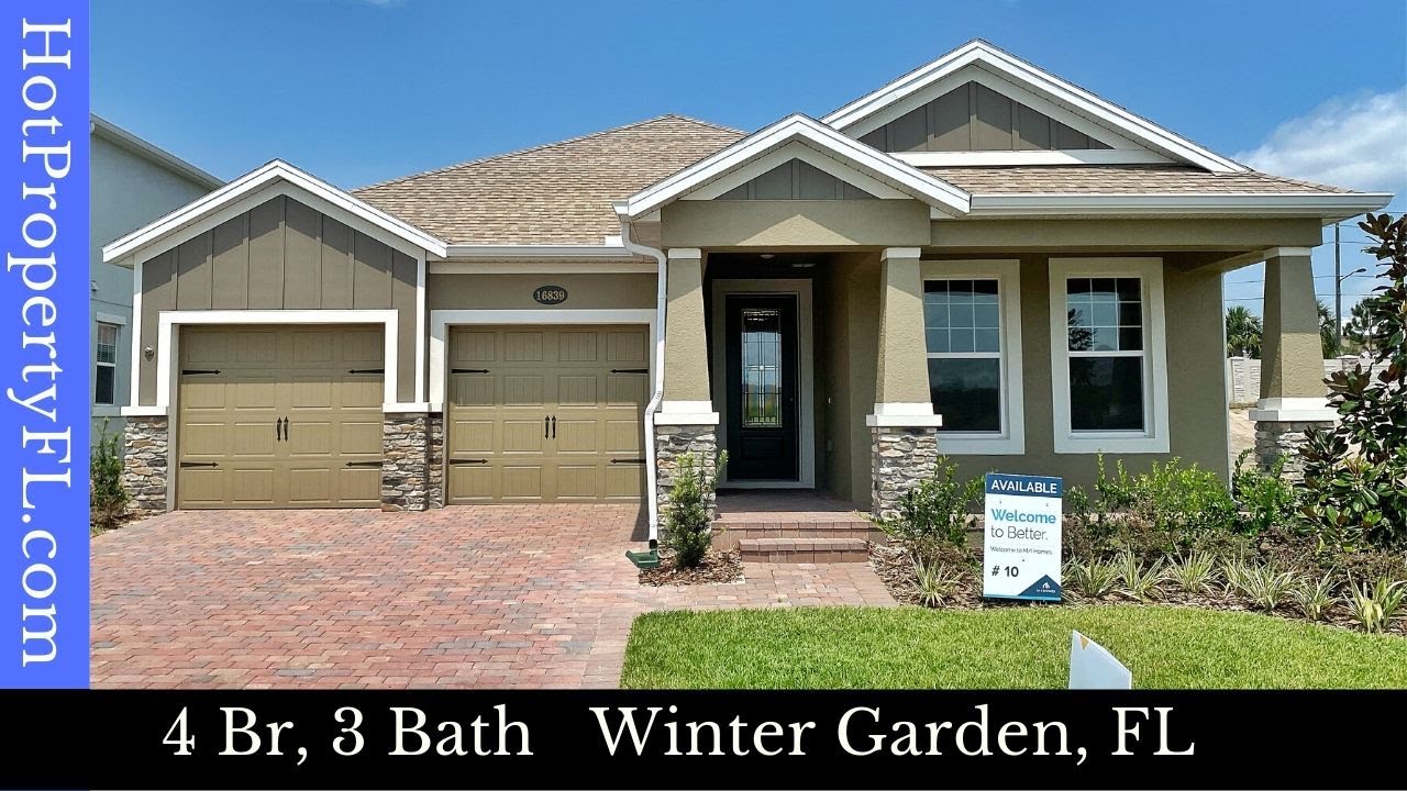 New Home Tour Sold Winter Garden, FL Sanctuary At Twin Waters M