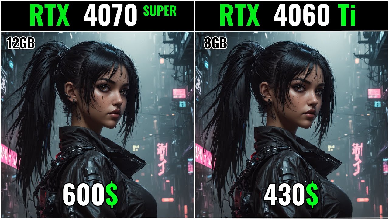 NVIDIA RTX 4070 SUPER VS NVIDIA RTX 4060 Ti - TEST IN 20 GAMES AT 1080P ...