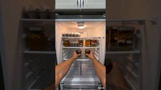 Luxury Fridge Organization | Aesthetic Healthy Food Storage & Juice Setup 🥗🍊 #kitchen #classykitchen