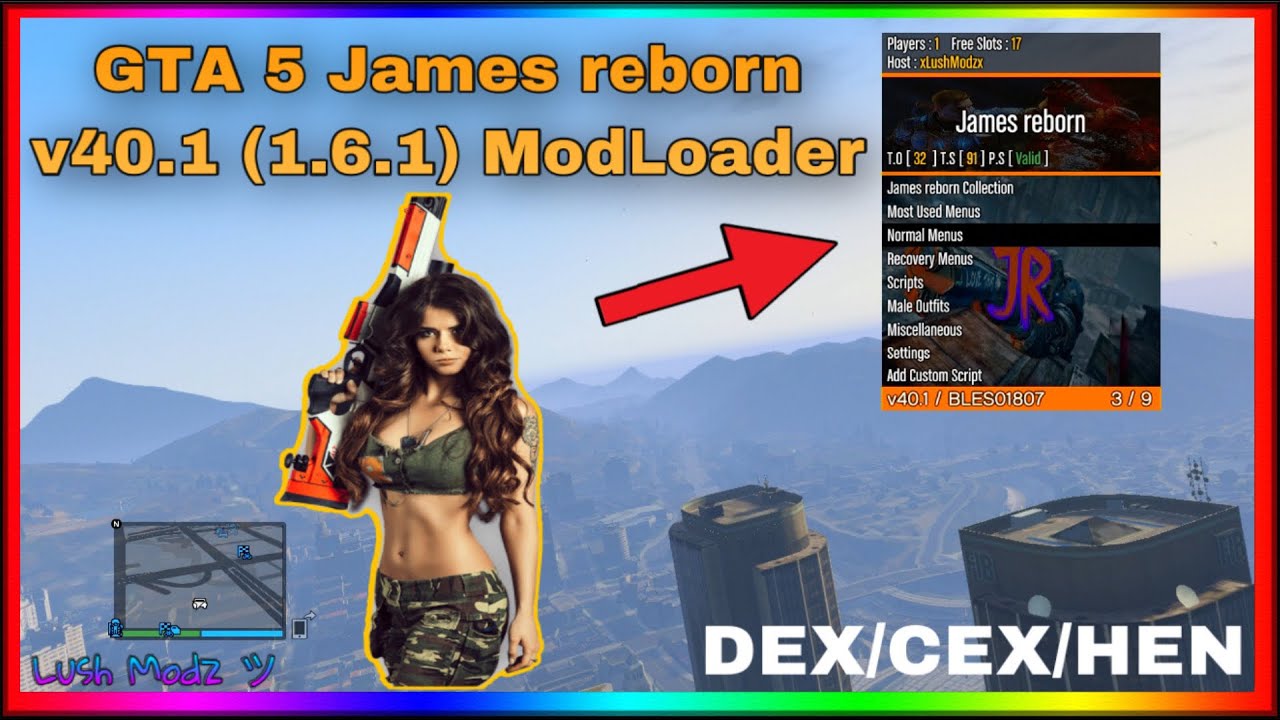 Mod Menu - [ CFW / HEN / BLES / BLUS / PS3 ] James reborn Mod Loader v40.1  | Se7enSins Gaming Community