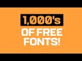 Get These Font Bundles Before They Aren&#39;t Free Anymore!