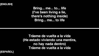 Evanescence - Bring Me To Life [ENGLISH\/ESPAÑOL]