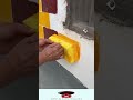 Wall Grid Color Matching DIY Craft With Sponge Stamping
