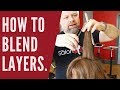 How to Blend Layers in your Haircut - TheSalonGuy