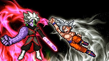 Fused Zamasu V2(All Form)(New) VS Goku UI(Inseph) in Jump Force Mugen