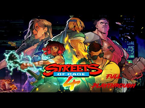 Streets of Rage 4: STORY MODE (PC) - Normal [PLAYTHROUGH] [1080p]