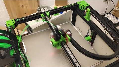 RatRig V-Core-3 400mm - 500mm/s travel-pattern test