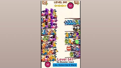 #bird #sort 2 #color #puzzle #level 541 #birdsort #colour #gaming #viral #trending #shorts #solution