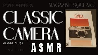 Vintage Camera Magazine ASMR – No. 20, Tactile Sounds Flip-Through | Nikon F2, Rolleiflex, Canon F1 screenshot 5