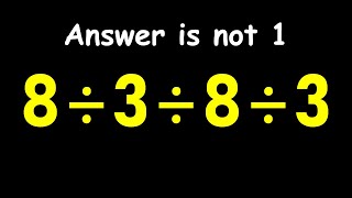 This Math Problem Tricks Everyone!