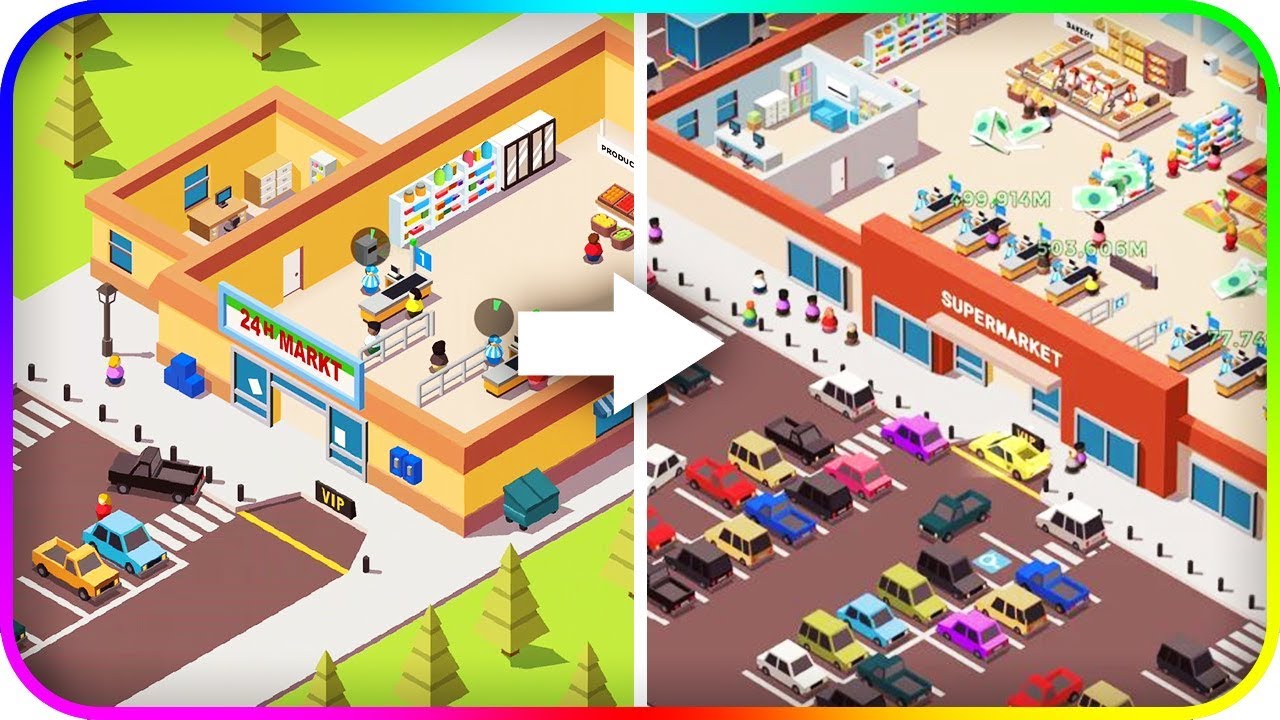 Idle supermarket tycoon shop