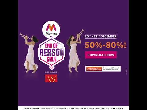 Myntra End of Reason Sale |  India's Biggest Fashion Sale is Back! | Hrithik Roshan - Myntra End of Reason Sale |  India's Biggest Fashion Sale is Back! | Hrithik Roshan