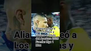 Alianza gana el Apertura (Fte: Liga 1 Max) #lima #peru #callao #usa #noticias #futbol #andahuaylas