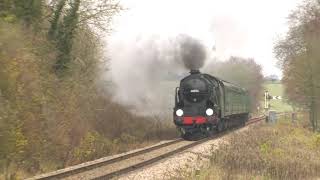 Schools class Locomotive 30925 at Mid Hants Railway, UK
